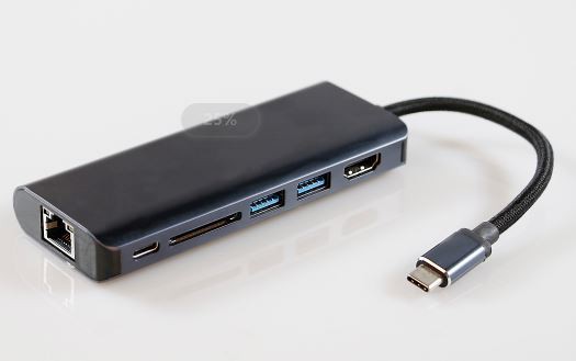 Type-C To HDMI+2*USB+TF Card +Type-C PD+RJ45 Networking