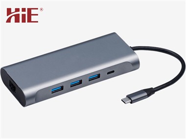 USB-C 9-yn-1 Gorsaf Docio
